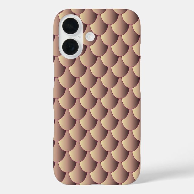 Tan Scales Case-Mate iPhone Case (Back)