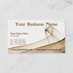 Tan Smoke Business Card