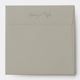 Tan Solid Stationery Coloured Envelope