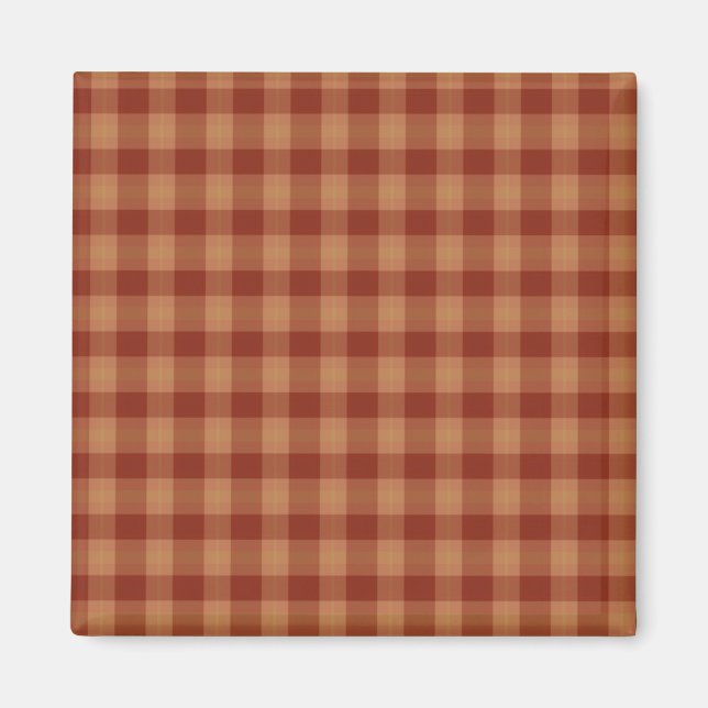 Tan Tartan Magnet (Front)