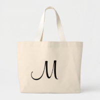 Tan with Black Monogram