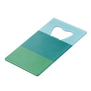 Tanager Turquoise, Teal Blue and Kelly Green Horiz
