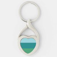 Tanager Turquoise, Teal Blue and Kelly Green Horiz