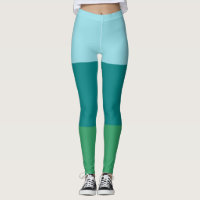 Tanager Turquoise, Teal Blue and Kelly Green Horiz