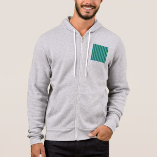 Tanager Turquoise, Teal Blue and Kelly Green Repea Hoodie
