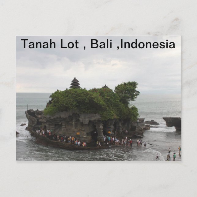 Tanah Lot, Bali, Indonesia Postcard (Front)