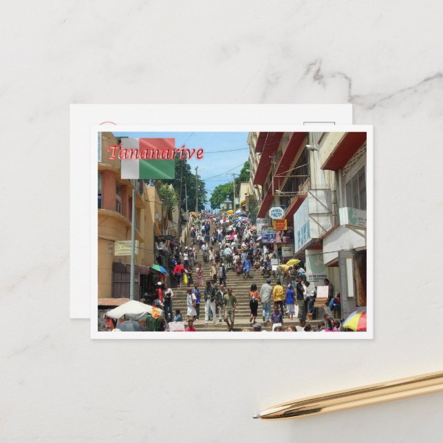 Tananarive - Madagascar - Postcard (Front/Back In Situ)