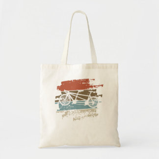 Tandem Bicycle Vintage Cyclist Tandem Bike Premium Tote Bag