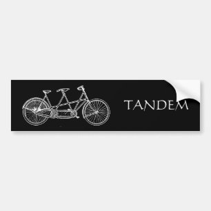 TANDEM BUMPER STICKER