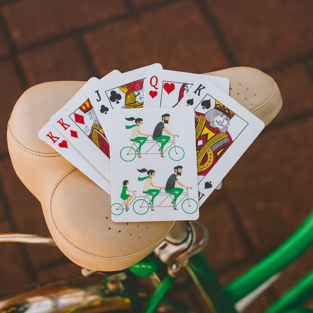 Tandem Cyclists Playing Cards (Creator Uploaded)