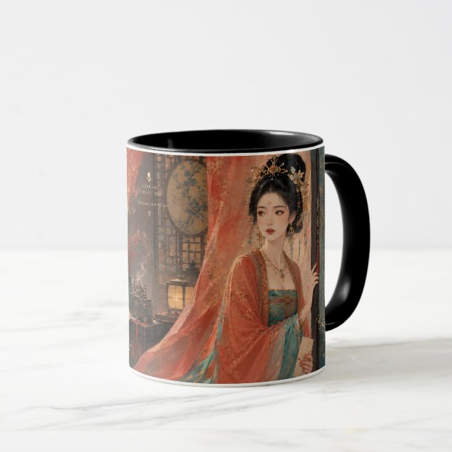 Tang Empire Palace Painting Scroll. Mug (Front Right)