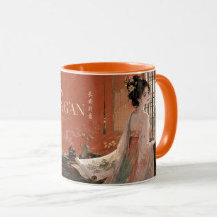 Tang Empire Palace Painting Scroll. Mug