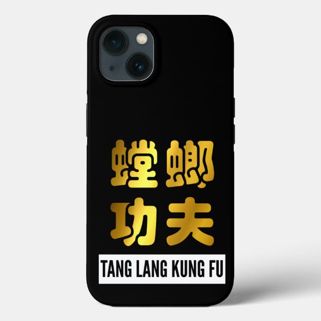 Tang Lang Praying Mantis Kung Fu Golden Script Case-Mate iPhone Case (Back)