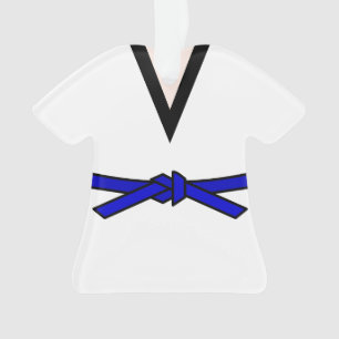 Tang Soo Do Blue Belt Personalised Ornament