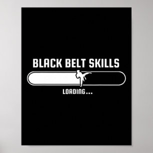 Tang Soo Do Funny Kids Black Belt Skills Loading K Poster