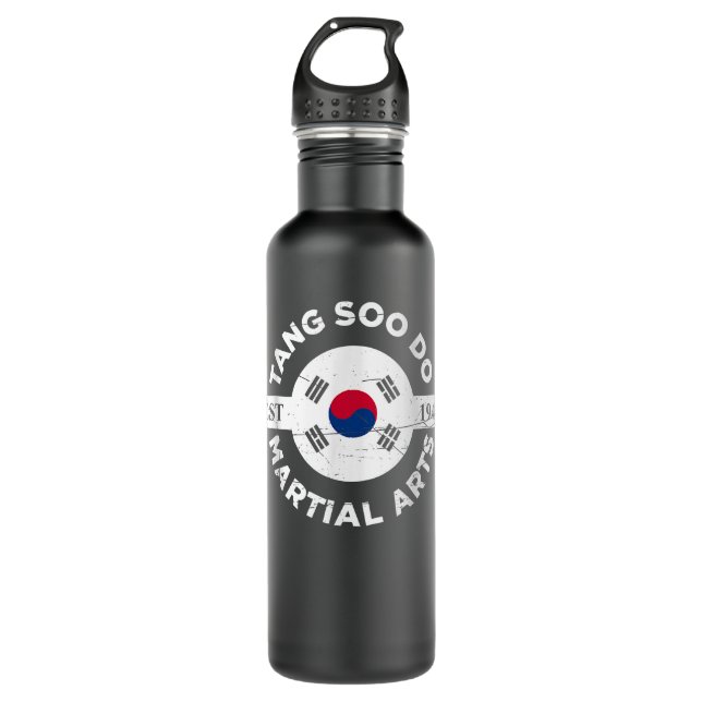 Tang Soo Do Martial Arts South Korea Karate 710 Ml Water Bottle (Front)
