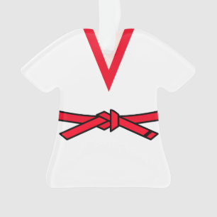 Tang Soo Do Red Belt 1st Level Personalised Ornament