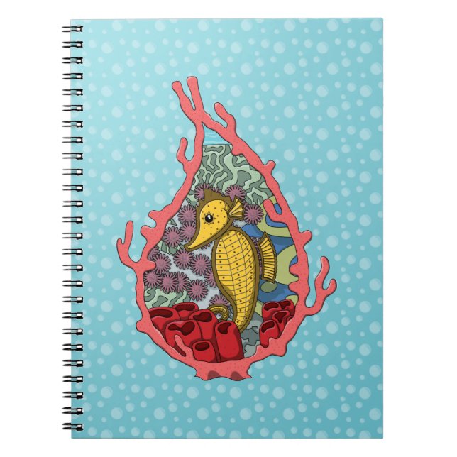 Tanga the Seahorse Notebook (Front)