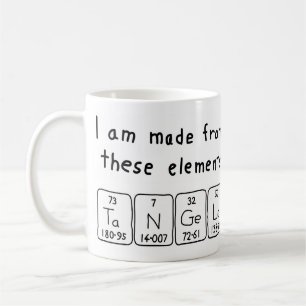 Tangela periodic table name mug