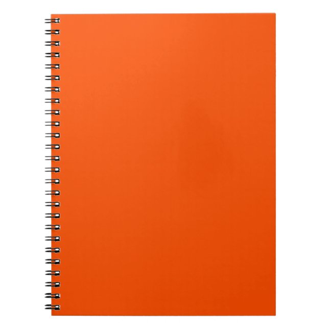 Tangelo Orange Spiral Notebook (Front)