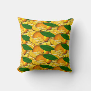 Tangerine a Summer Pattern Cushion
