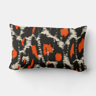 Tangerine Cheetah Lumbar Cushion