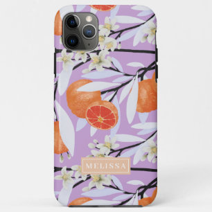 Tangerine Citrus Blooming Branches Floral Orange Case-Mate iPhone Case