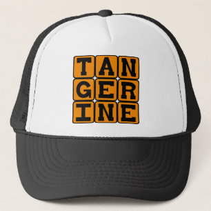 Tangerine, Fruit and Colour Trucker Hat