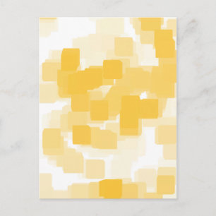 "Tangerine" Geometric Art Postcard