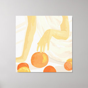 Tangerine Grace Canvas Print