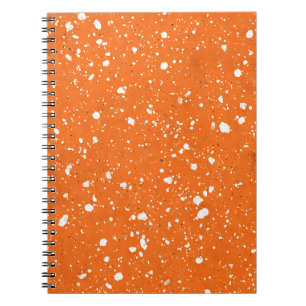 Tangerine Marble Notebook