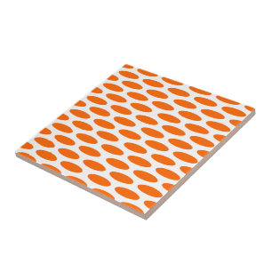Tangerine Modern Oval at Emporiomoffa Tile