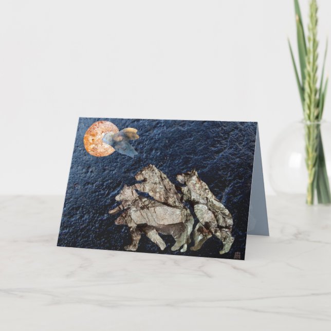 Tangerine Moon greeting card (Front)