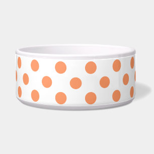 Tangerine Orange Polka Dots Circles