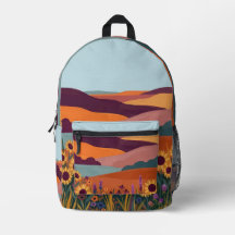Tangerine Plum Prairie Backpack