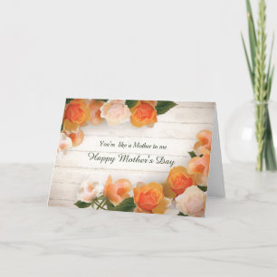 Tangerine Roses Like a Mother Card
