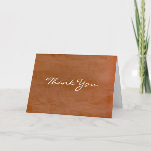 Tangerine Thank You Card