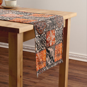 Tangerine Tile Short Table Runner