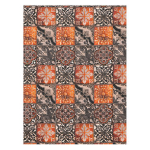 Tangerine Tile Tablecloth