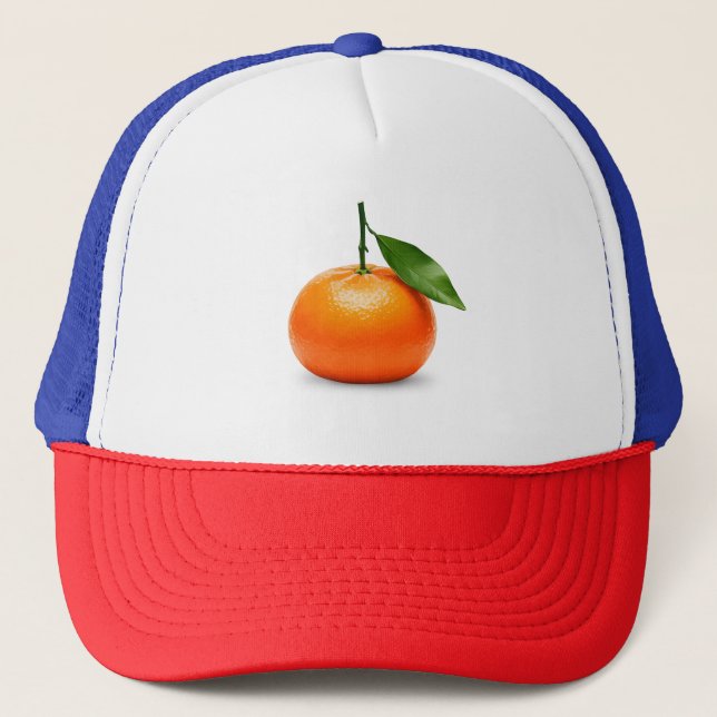 Tangerine Trucker Hat (Front)