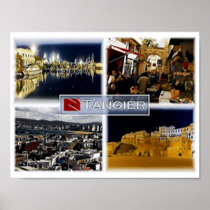 Tangier - Marocco - Mosaic - Poster