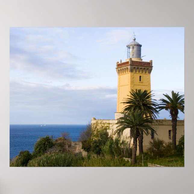 Tangier Morocco lighthouse at Cap Spartel Poster (Front)