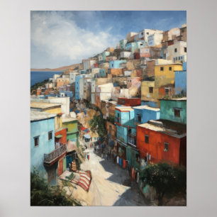 Tangier Morocco Painting Art Print Poster