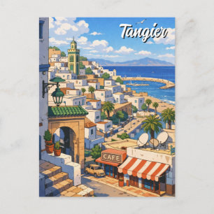 Tangier Morocco Travel Postcard