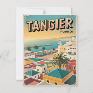 Tangier vintage postcard