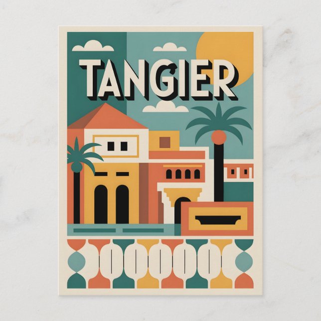 Tangier Vintage Postcard (Front)