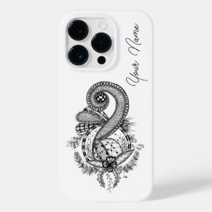 Tangle Art: Florales Motiv - Case-Mate iPhone 14 Pro Case