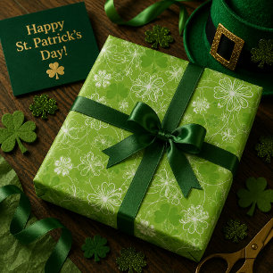 Tangle of Clovers Tissue Paper