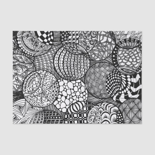 Tangled Designs Tissue Paper (Front)