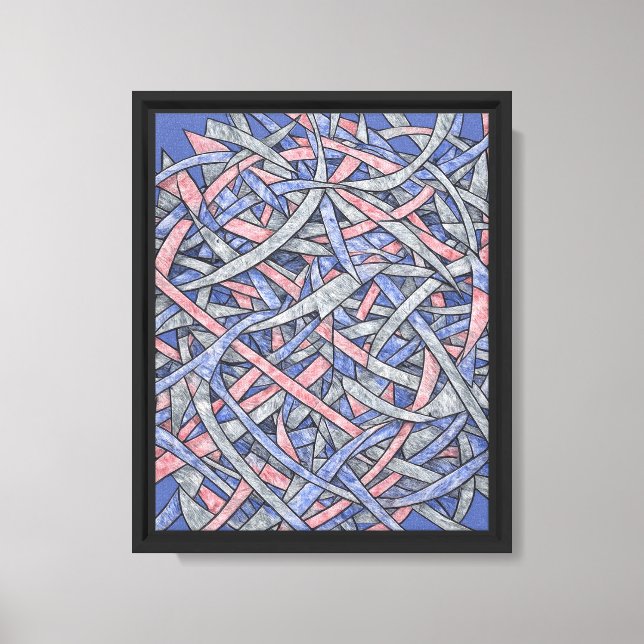 Tangled Harmony Canvas Print (Front)